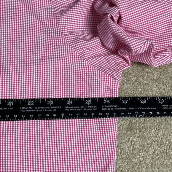 VTG NWOT 90s Ralph Lauren Mens‎ Shirt L Blake 100% Two-Ply Cotton Gingham Check - Picture 11 of 14